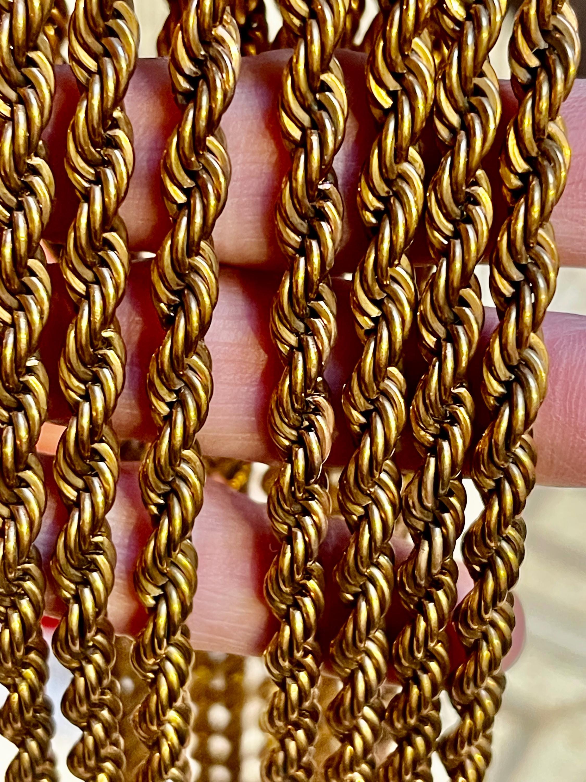 French Rope Chain - Etsy French Rope Chain - Etsy