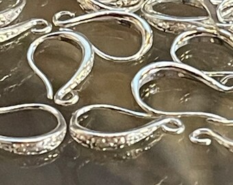 Etched Metal Earring Hooks.  2 pairs in each Order.