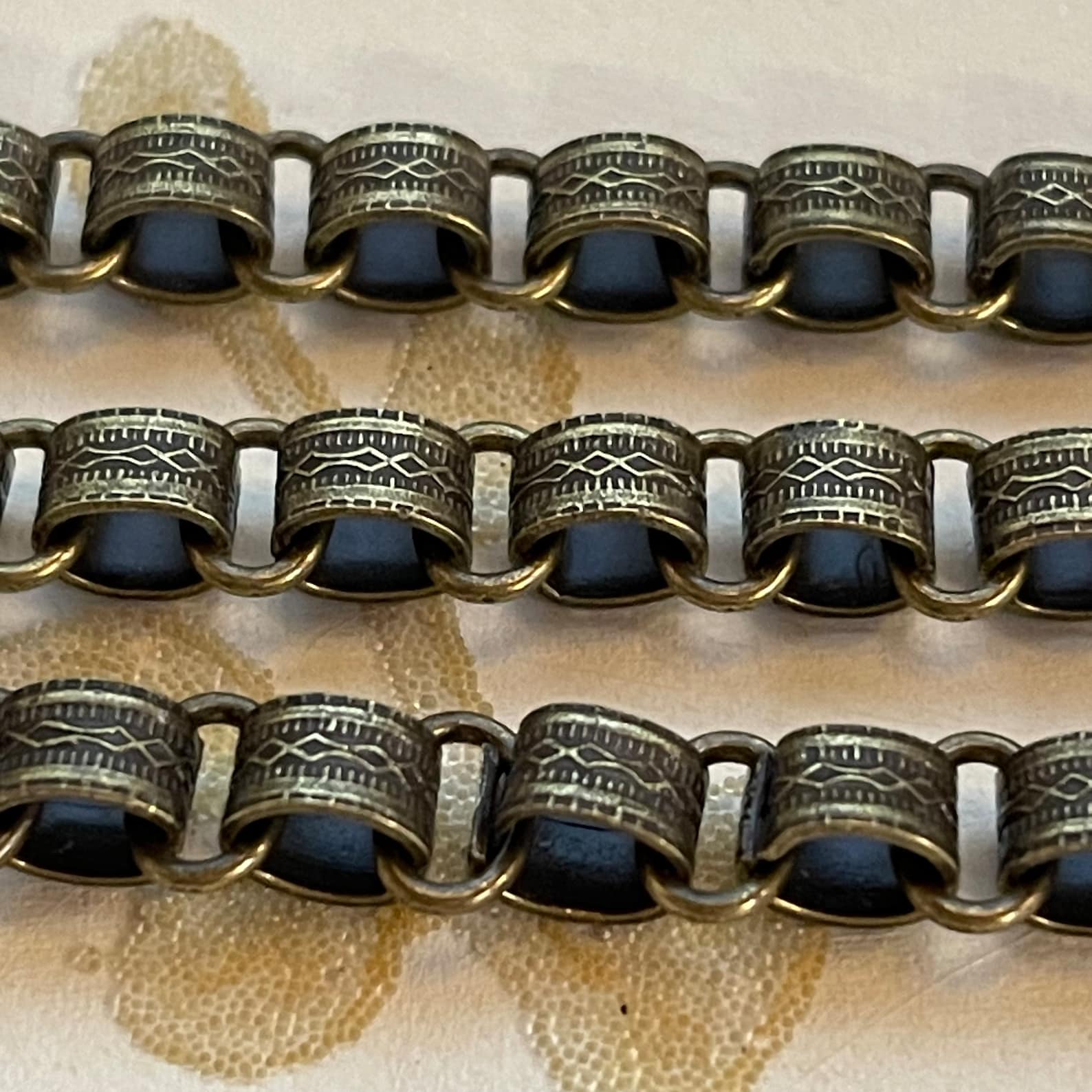 Delicate Book Chain Brass Book Chain, Antiqued Brass Color. 8.5mm, Priced by the Foot ...