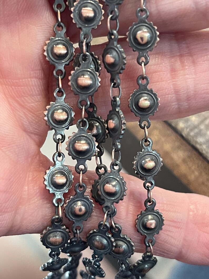 Model Chain And Cogs Handmade Solid Brass Cog Chain - Antiqued Copper, 11x6mm - Etsy