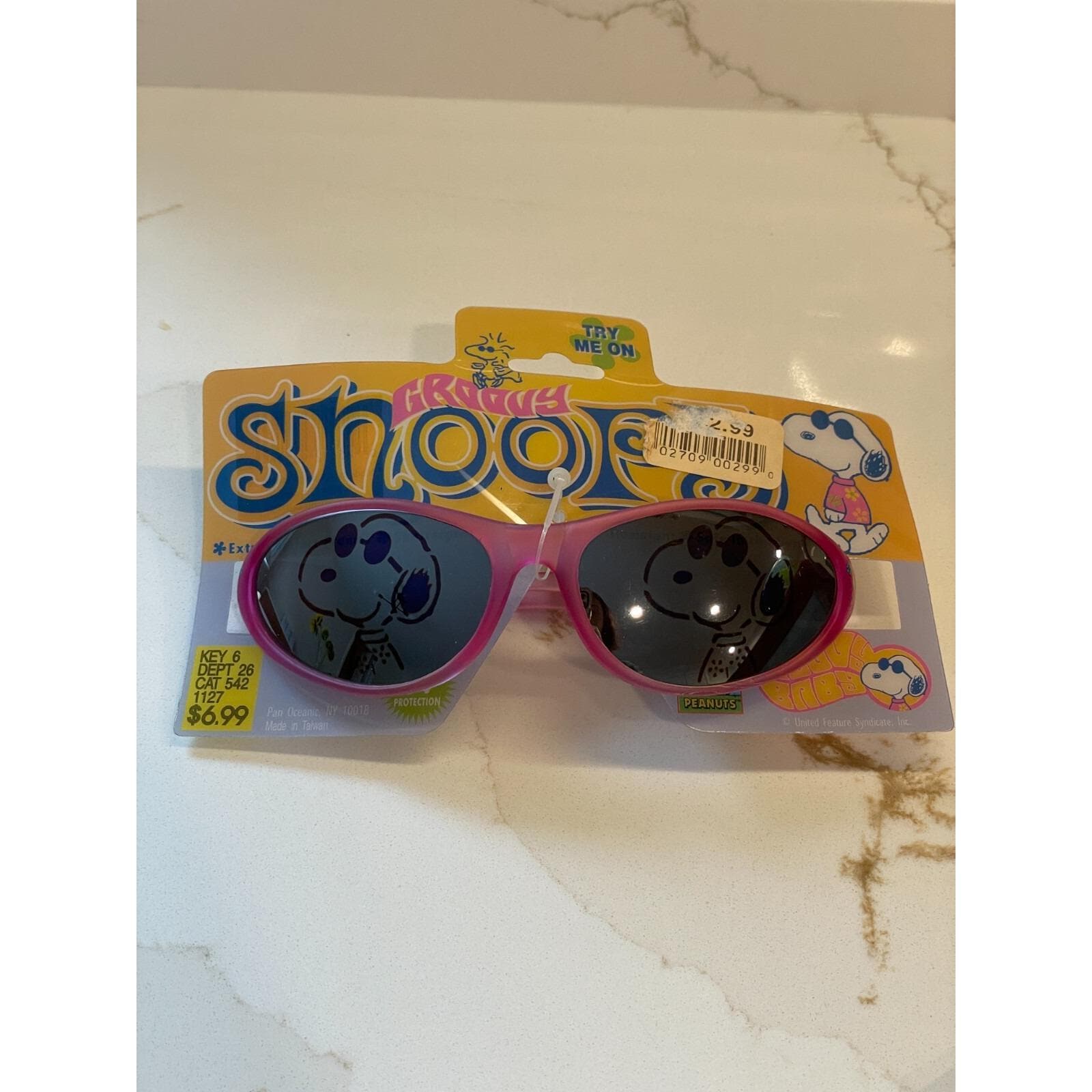 Vintage Snoopy Children Sunglasses Groovy Joe Cool Pink  display picture 1