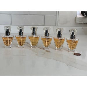 Vintage Lancome Tresor EDP Spray Perfume Lot of 6 Mini 0.16 fl oz/5ml 90% Full