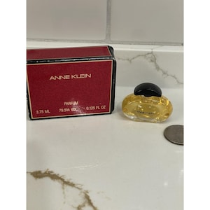 Vintage Anne Klein Parfum Splash Perfume Sample Mini 0.125 fl oz/3.75 ml New Box