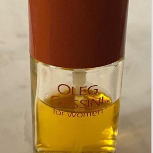 Vintage Oleg Cassini For Women Cologne Concentrate Spray 3/8 oz 50% Full Perfume