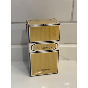 Vintage Eau Fringante D&#39;orsay EDT Cologne Men Splash 2 fl oz/58 ml New Box