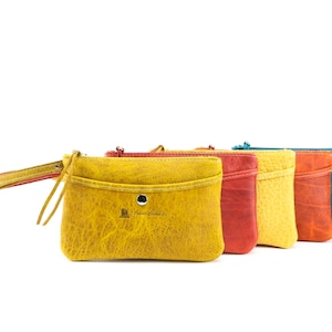 Bison Leather Clutch | Leather Clutch | Full Grain Leather Clutch