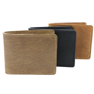 Cartera plegable de cuero / Cartera plegable / Cartera / Cartera de cuero