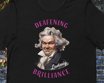 Beethoven-T-shirt: oorverdovende schittering, cadeau klassieke muziek