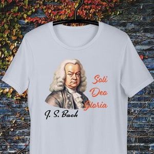 Johann Sebastian Bach Shirt Classical Music T-Shirt for Gift Classical Music Gift Tshirt Art