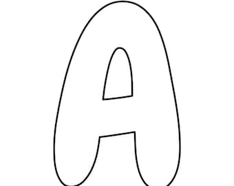 ABC Worksheets Alphabet Printable A-Z Letters US Letter - Etsy