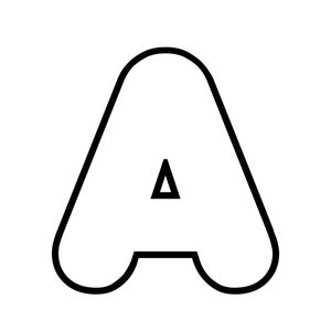 Letras grandes de burbujas del alfabeto para el aula Plantillas de letras grandes Letra de bloque imprimible de la semana Esquema de letra para educación en el hogar para jardín de infantes