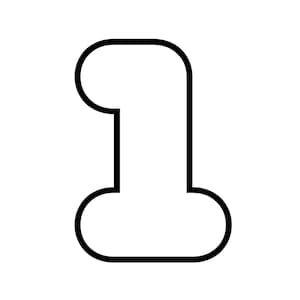 Chiffres à grande bulle pour la salle de classe Modèles de grands nombres Poster imprimable Numéros de bloc Ressources pédagogiques pour la maternelle et l'école à domicile PDF 0-9