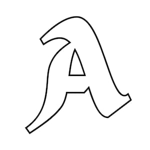 Grote alfabetletters voor de klas Grote nummersjablonen Afdrukbare blokletter van de week Kleuterschool Homeschool Leermiddelen PDF