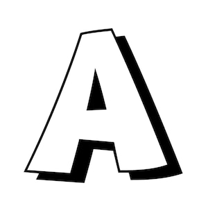 Letras de burbujas del alfabeto grande para tablón de anuncios Plantillas de letras grandes para el aula Letra de la semana Fuentes de letras para jardín de infantes y educación en casa
