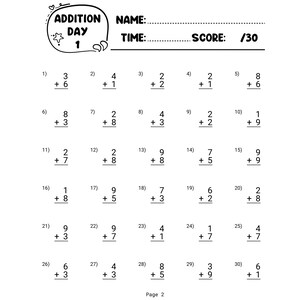 Addition And Subtraction Worksheet, 1st Grade Math Bundle, Busy Book Printable, Math Sheets, Homeschool Activity Pages, Instant Download PDF