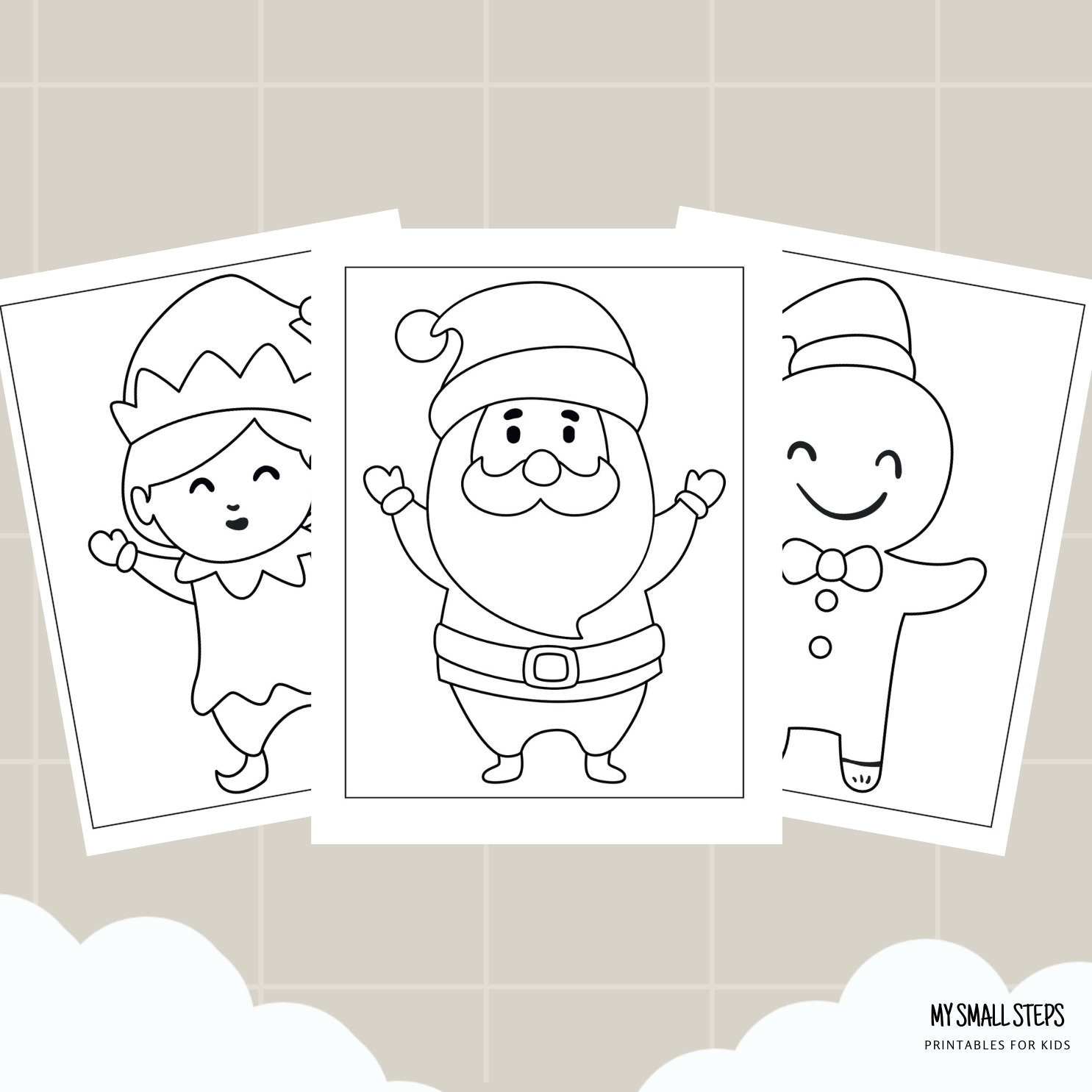 Printable Christmas Coloring Pages for Kids Christmas Worksheets ...