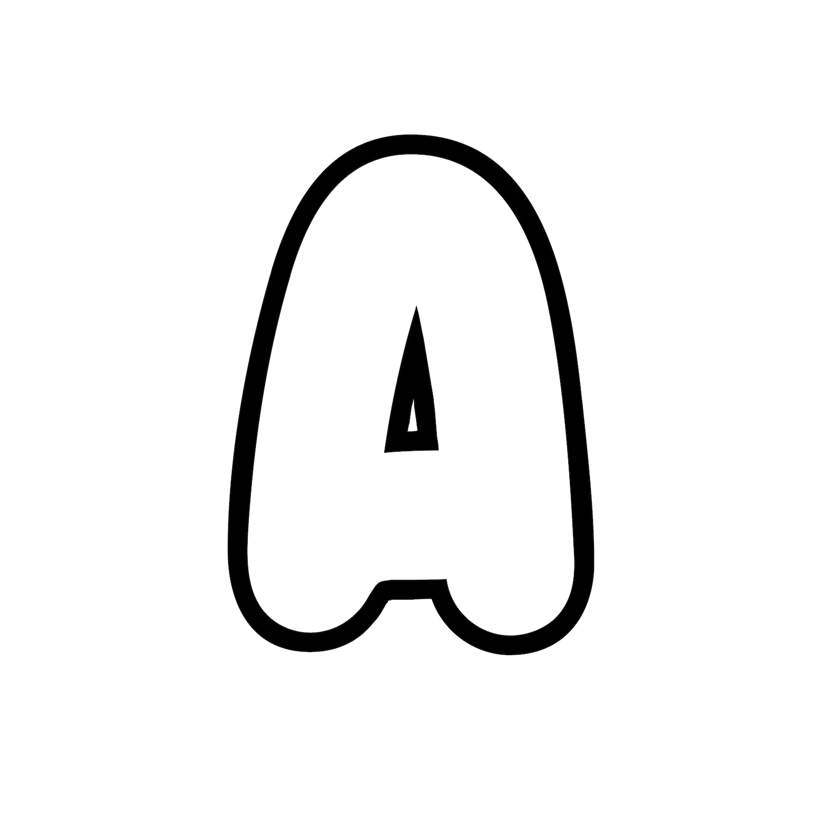 Large Alphabet Bubble Letters for Classroom Big Letters Templates ...