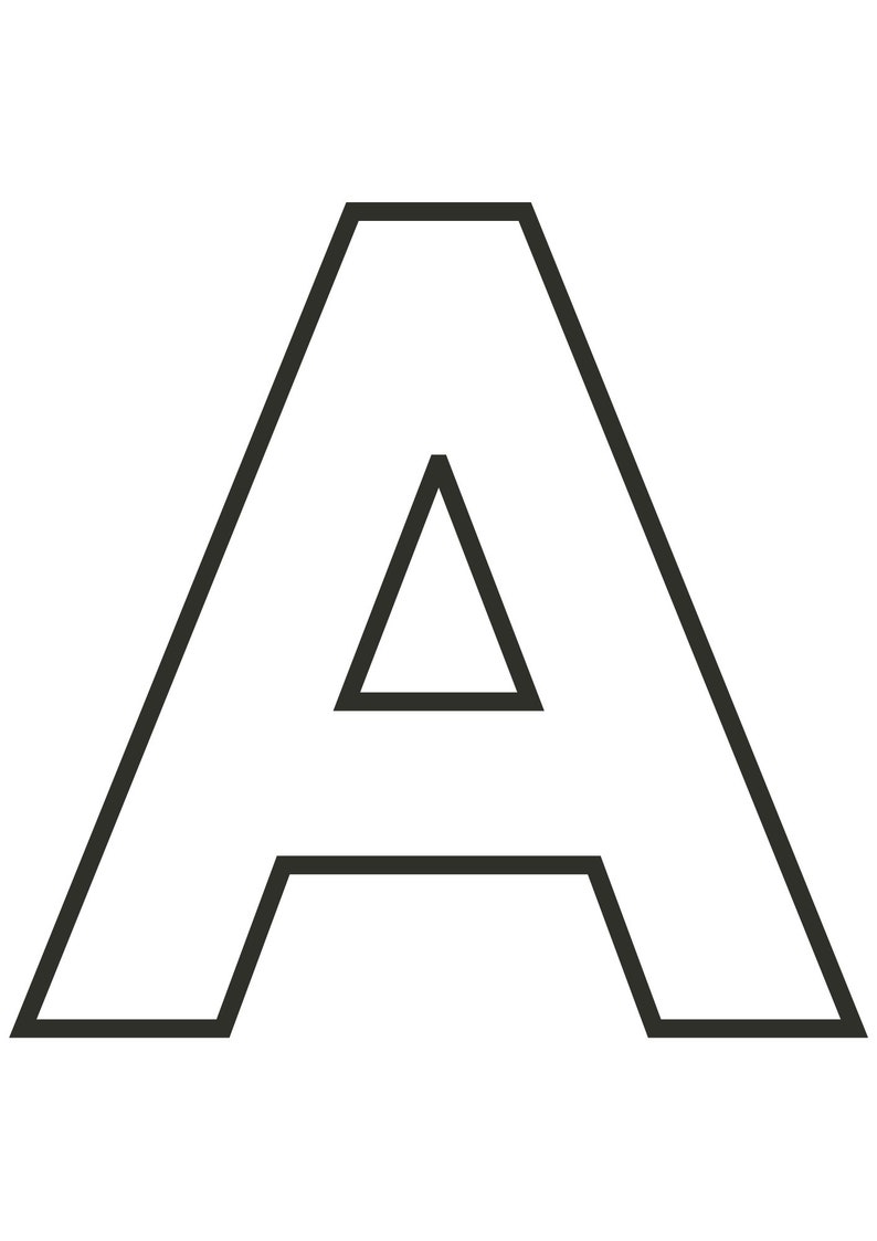 Large Alphabet Letters for Classroom Editable Size Big Letters ...