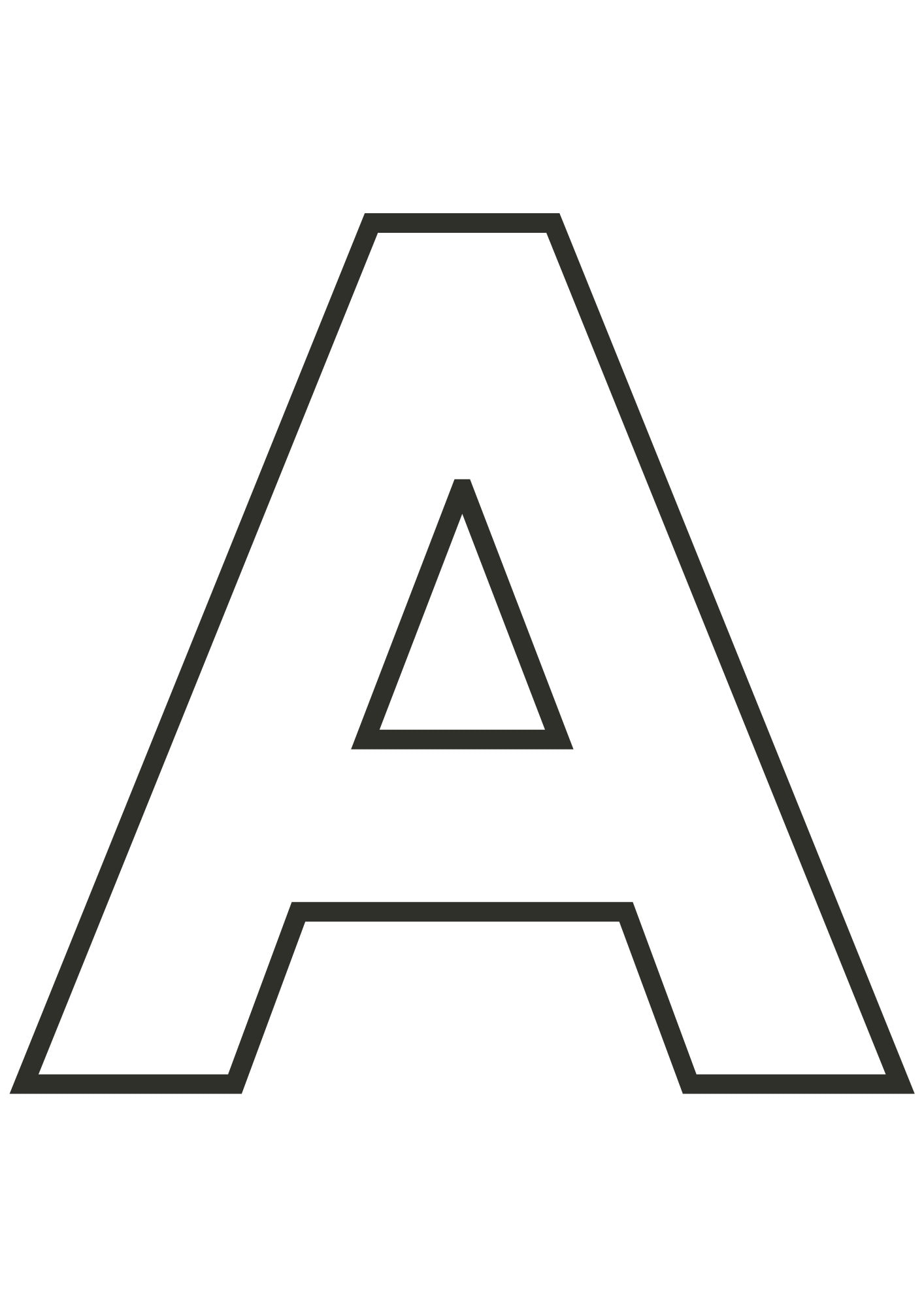 Large Alphabet Letters for Classroom Editable Size Big Letters ...