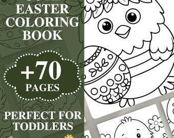 Easter Coloring Pages, Cute Spring Designs for Kids (PDF)