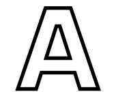 Large Alphabet Letters For Classroom Big Number Templates Printable Block Letter Of The Week Kindergarten Homeschool Teaching Resources PDF