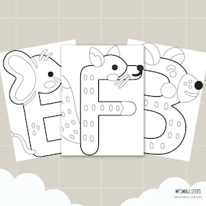 100 Alphabet Coloring Pages, ABC Worksheets For Kindergarten, Letter Recognition For Preschool, Letter of the Week, Alphabet Activity Sheets