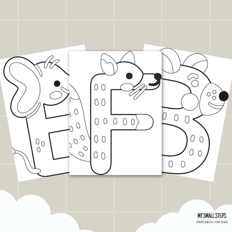 100 Alphabet Coloring Pages, ABC Worksheets For Kindergarten, Letter Recognition For Preschool, Letter of the Week, Alphabet Activity Sheets