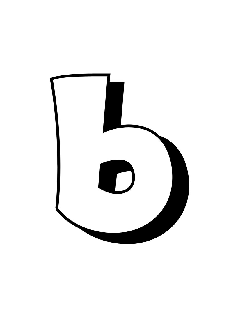 Large Printable Bubble Alphabet Letters for Classroom Lowercase Letters ...