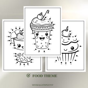 Dot to Dot Printables for Ages 3–5, Connect the Dots Activities, Preschool Busy Book, Fine Motor Skills Worksheets,Homeschool Learning Pages