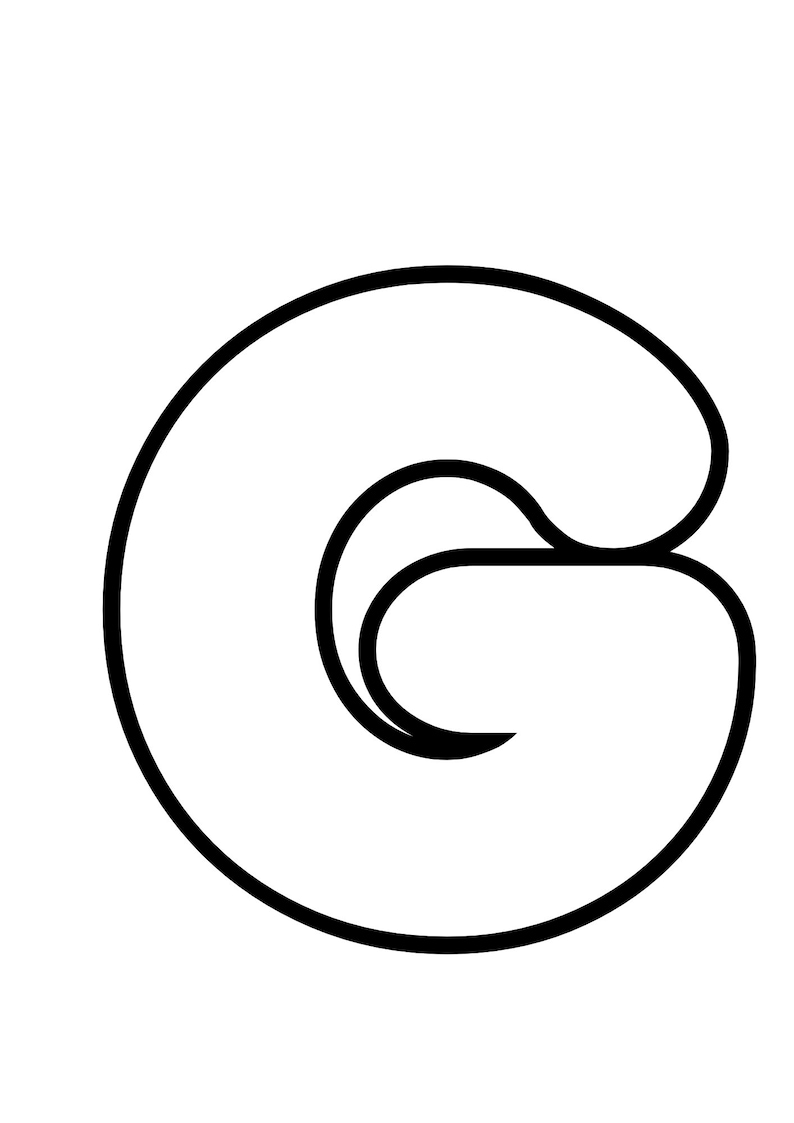 Large Alphabet Bubble Letters and Numbers for Classroom Editable Size