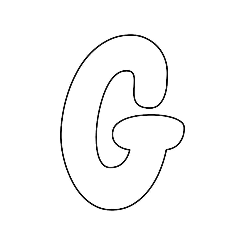 Large Alphabet Bubble Letters for Classroom Big Letters Templates