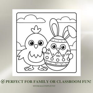 Easter Coloring Pages for Kids, Easter Toddlers and Kindergarten ...