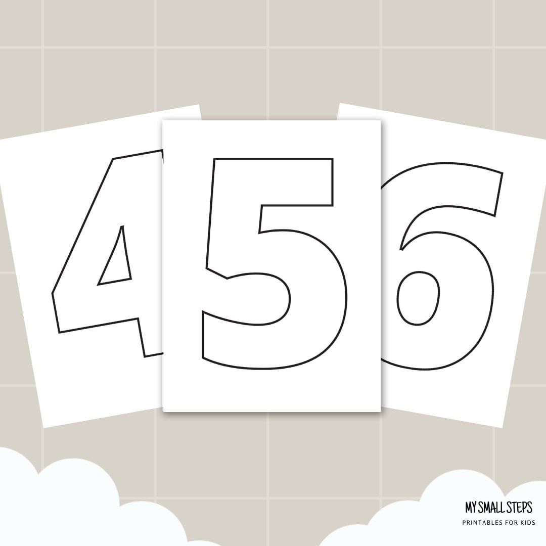 Printable Alphabet Letters and Numbers PDF Number of the Week A-Z ...