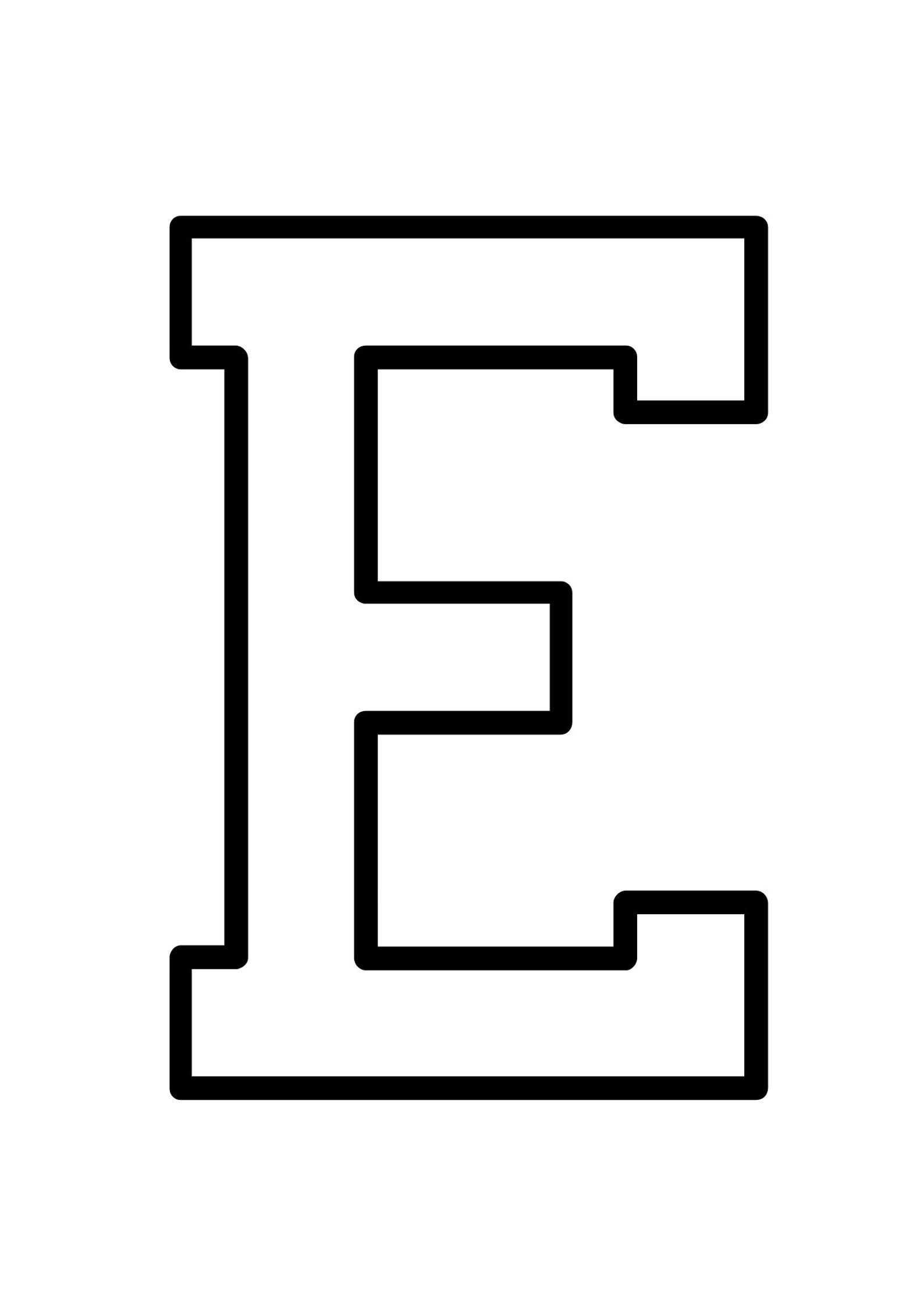 Große Buchstaben des Alphabets für Klassenzimmer große Zahlen Vorlagen ...