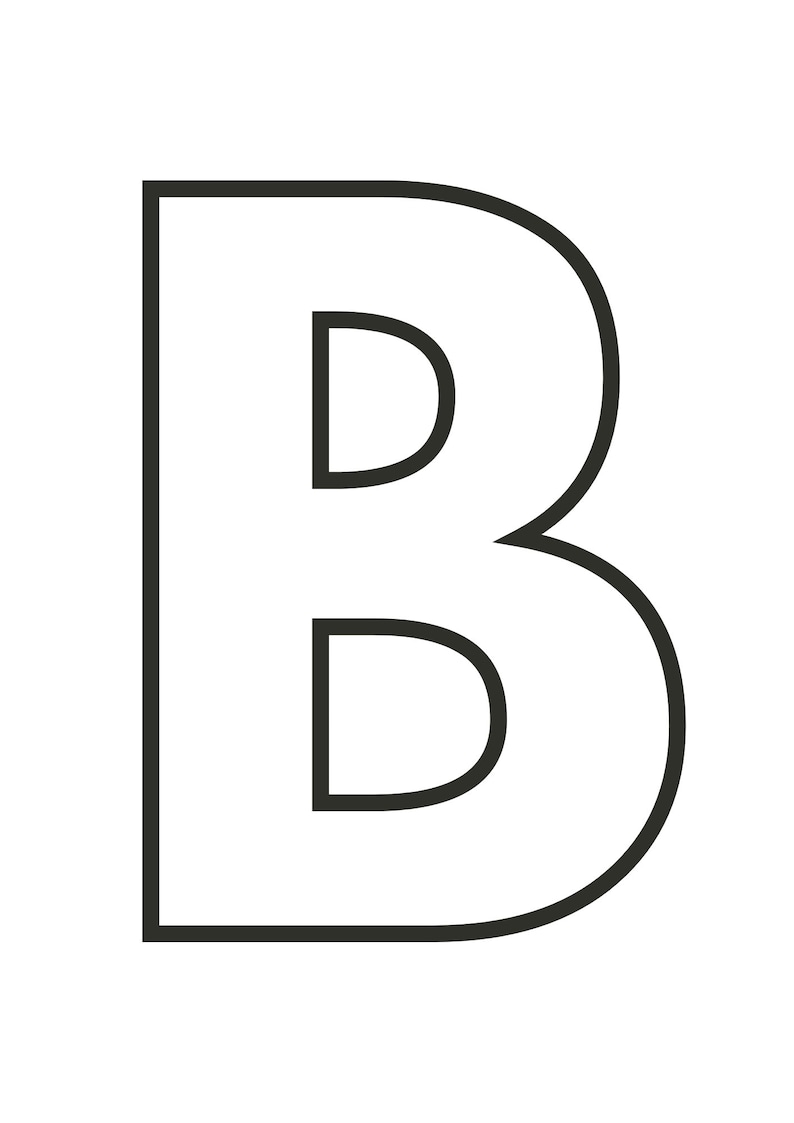Large Alphabet Letters for Classroom Editable Size Big Letters ...