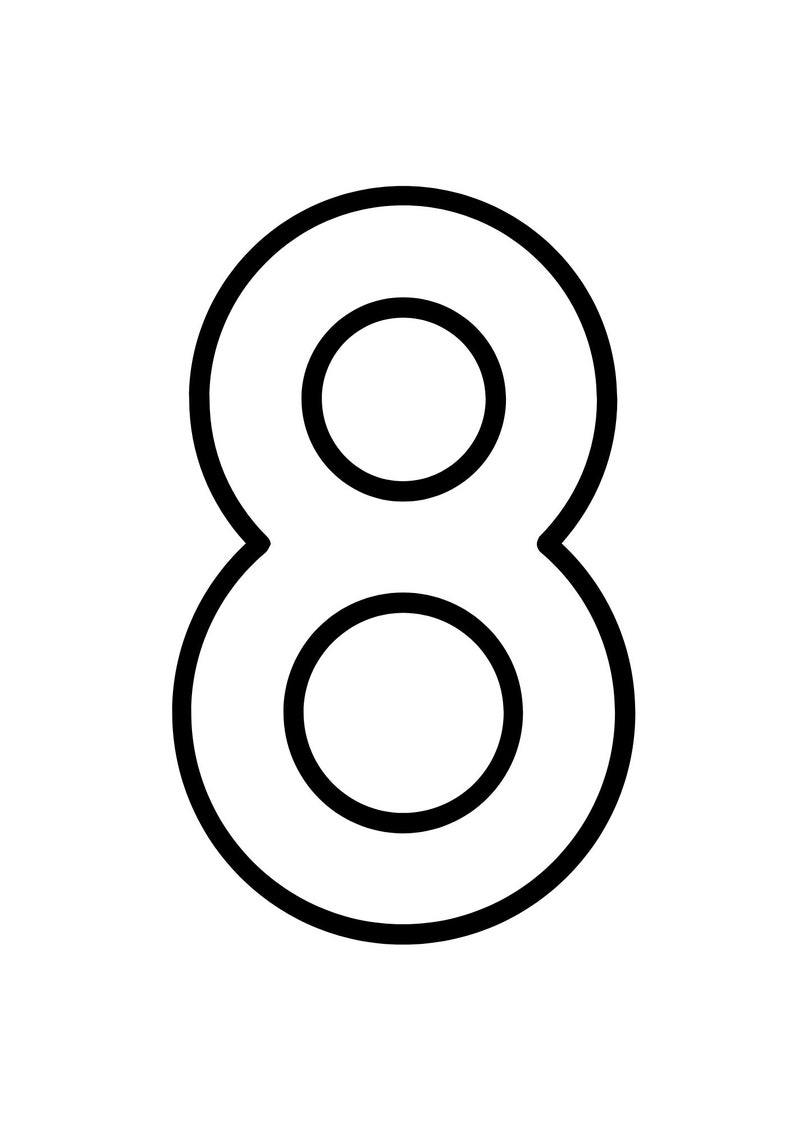 Large Numbers for Classroom Big Number Templates Printable Block ...