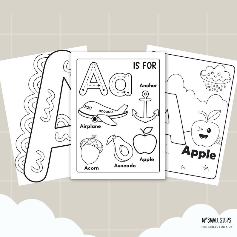 100 Alphabet Coloring Pages, ABC Worksheets For Kindergarten, Letter Recognition For Preschool, Letter of the Week, Alphabet Activity Sheets