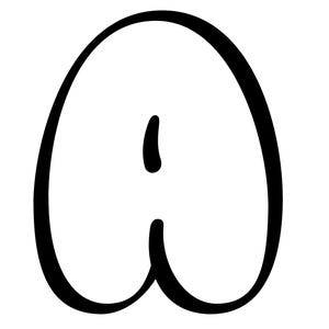 Letras grandes de burbujas para el aula, plantillas de letras y números grandes, letra de molde imprimible de la semana, para jardín de infantes, educación en casa (PDF)