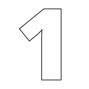 Large Alphabet Letters for Classroom Big Number Templates Printable Block Letter of the Week ...