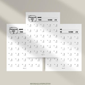 Addition And Subtraction Worksheet, 1st Grade Math Bundle, Busy Book Printable, Math Sheets, Homeschool Activity Pages, Instant Download PDF