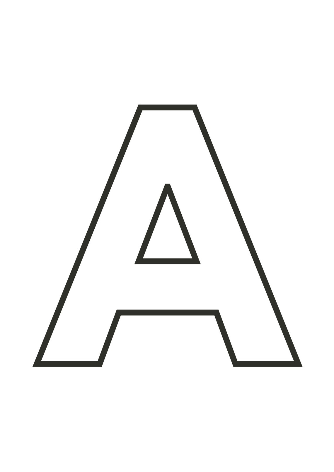 Large Alphabet Letters for Classroom Big Number Templates Printable ...