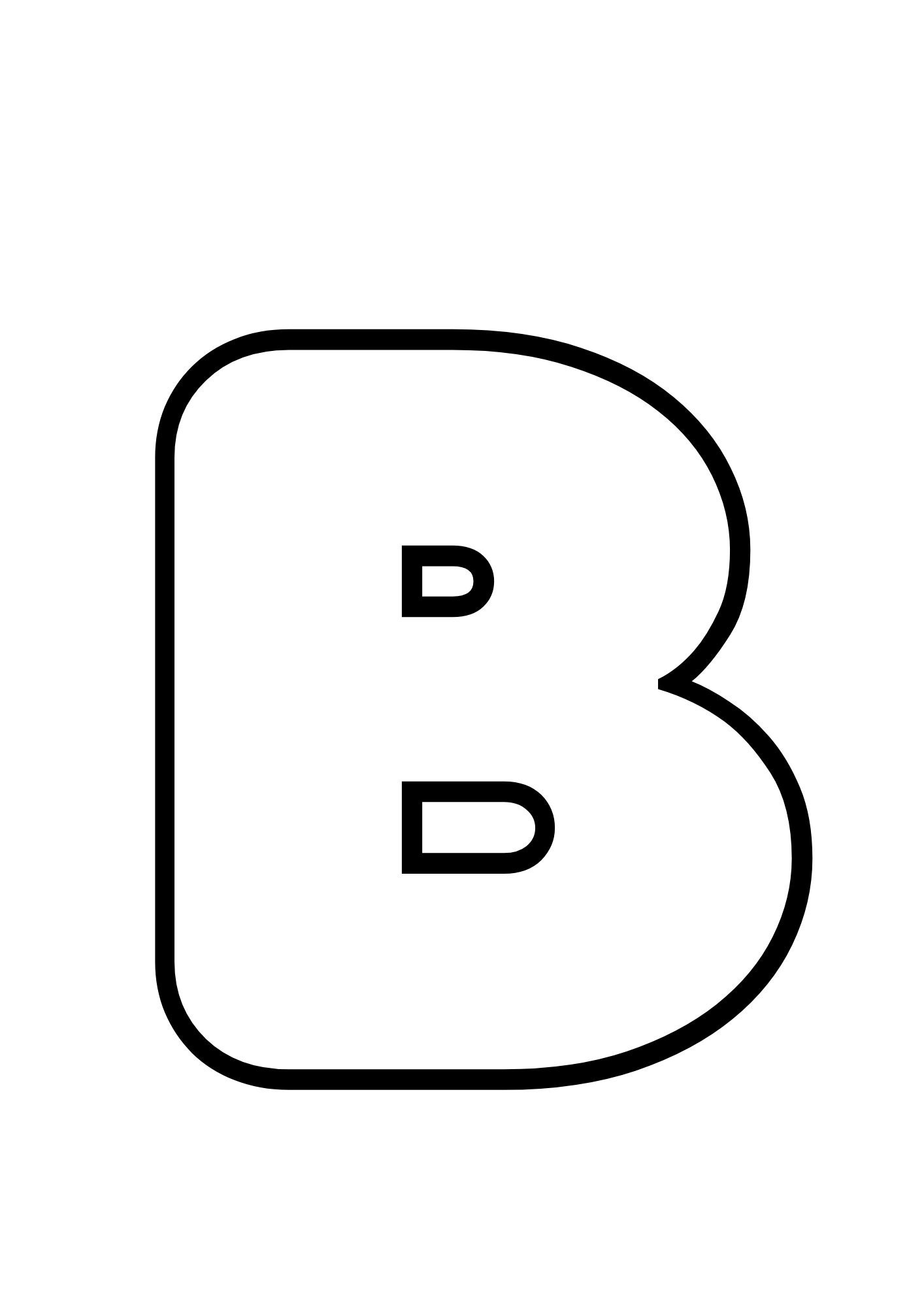 Large Alphabet Bubble Letters for Classroom Big Letters Templates ...