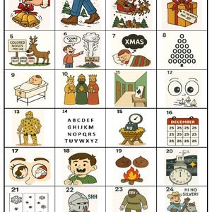 Quiz o kolędach / Gra świąteczna do wydrukowania - Pobierz natychmiast - NOWO AKTUALIZOWANE!! zdjęcie 2