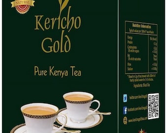 Los Theeblad Zwart | Kericho Gold - Mix van Kenia's beste theekwaliteit, brouw echte zwarte thee 500 g