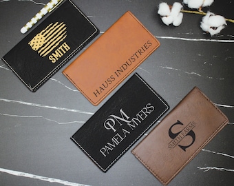 Personalized Checkbook Cover, Checkbook Wallet, Custom Checkbook, Checkbook Holder, Checkbook Wallet, Checkbook Case, Custom Engraved Check