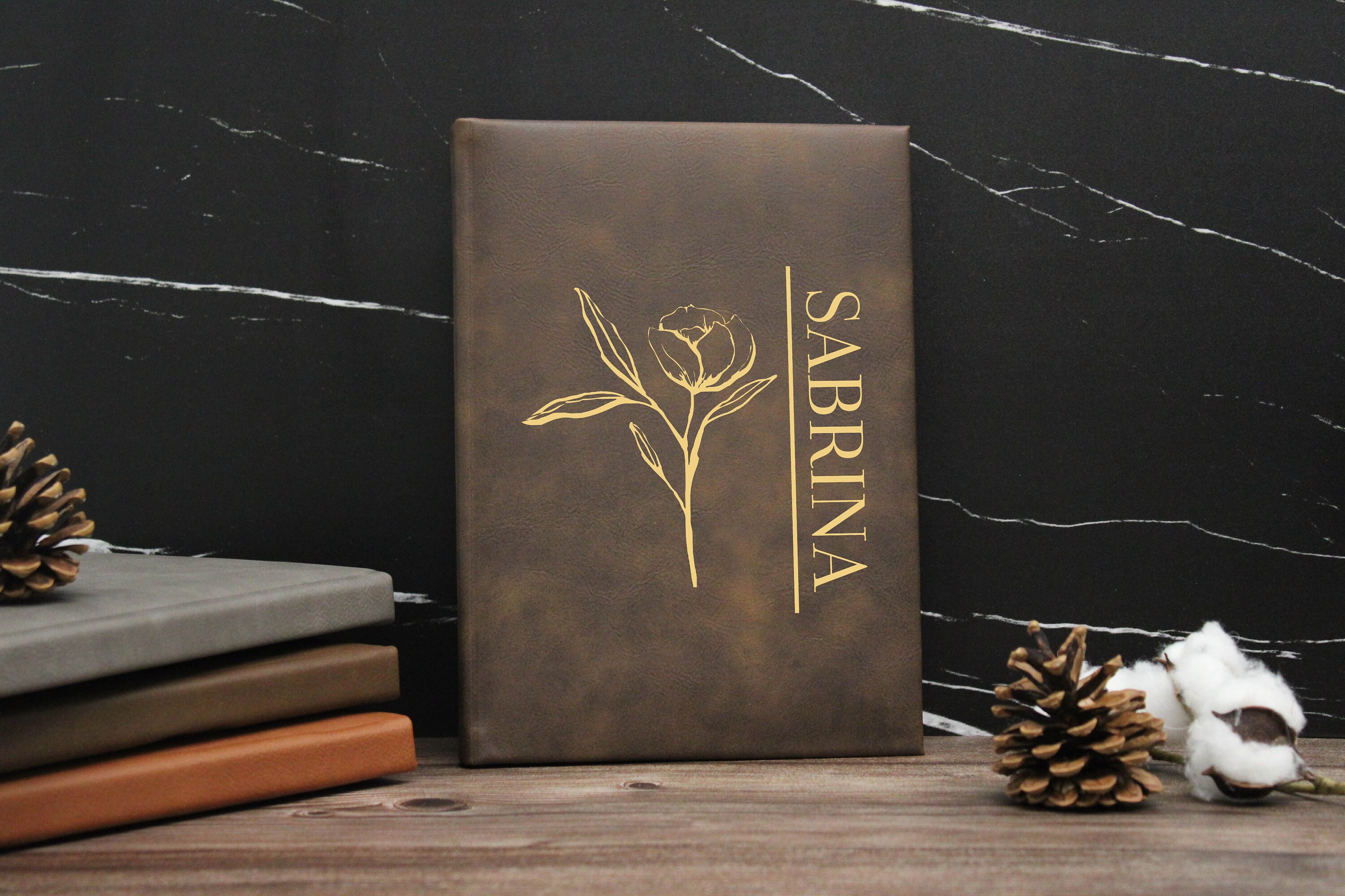 Personalized Leather Journal, Journal With Name, Custom Notebook ...
