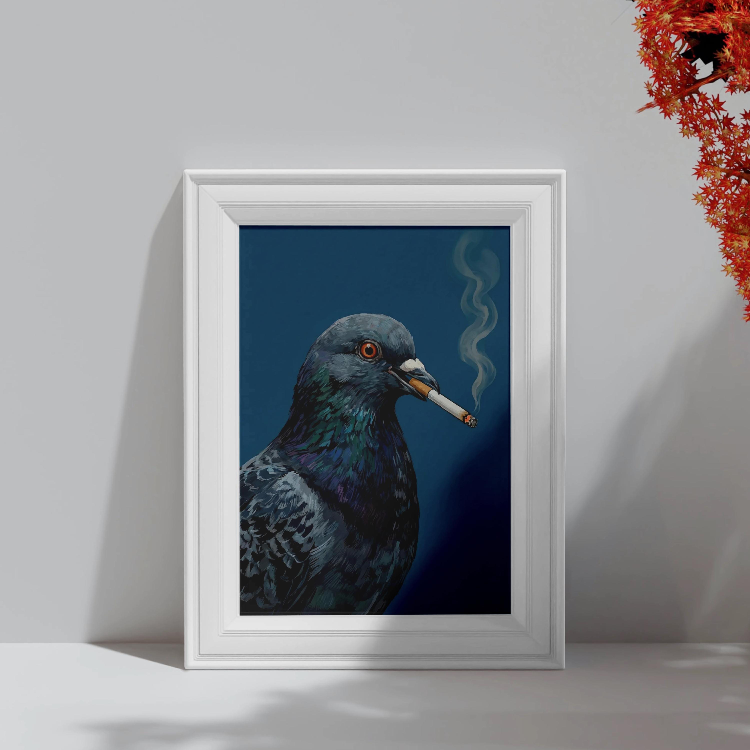 絵画 Smoking pigeon il_fullxfull.7553256281_61je.jpg