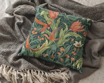 Tropical Aviary Pillow | PILLOW INCLUDED!