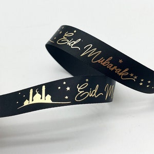 Satin Eid Luxuriöses Band 0,5 m bis 10m Neues Geschenk Geschenk Bild 2