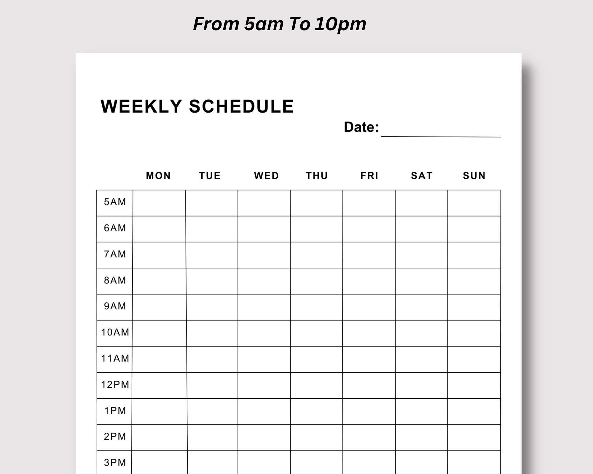 half-hour-weekly-schedule-printable-half-hour-daily-schedule-etsy